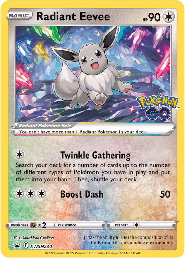 Pokemon TCG: Pokemon GO Premium Collection - Radiant Eevee (New) - The Pokemon Company 650G