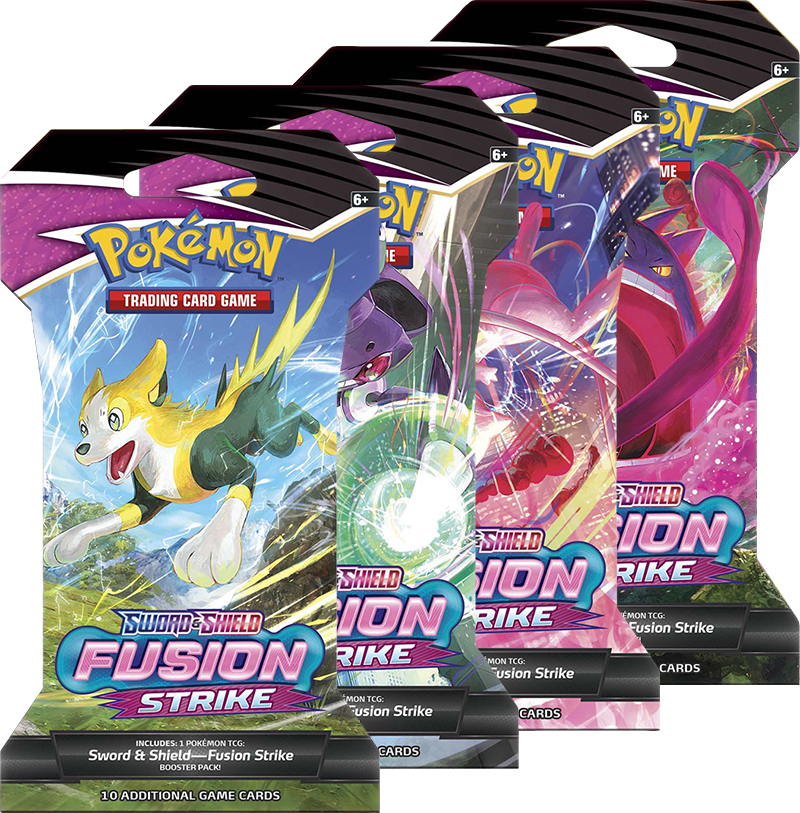 Pokemon TCG: Sword & Shield - Fusion Strike Sleeved Booster Pack (New) - The Pokemon Company 50G