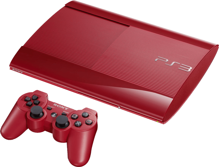 PlayStation 3 Super Slim 500GB Console - Garnet Red (PS3)(Pwned) - Sony Computer Entertainment 3200G