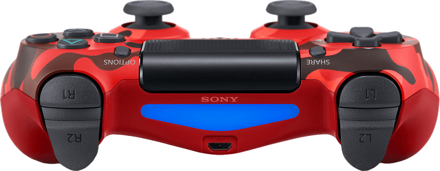 PlayStation 4 DualShock 4 Controller v2 - Red Camouflage (PS4)(New) - Sony (SIE / SCE) 1000G