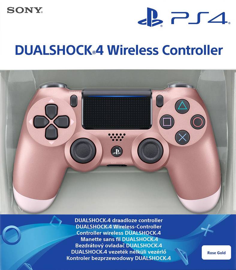 PlayStation 4 DualShock 4 Controller v2 - Rose Gold (PS4)(New) - Sony Computer Entertainment 1000G
