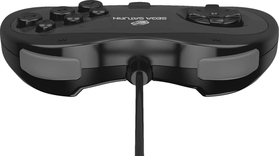 Retro-Bit SEGA Saturn 8 Button USB Controller - Black (PC)(New) - Retro-Bit 600G