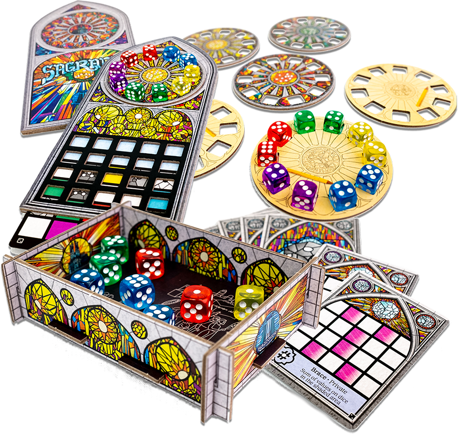 Sagrada: 5-6 Player Expansion (New) - Floodgate Games 350G