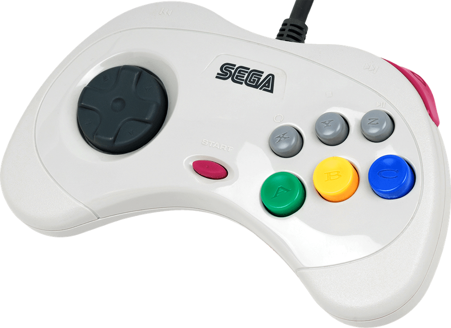 SEGA Saturn Control Pad - White (NTSC/J)(SS)(Pwned) - SEGA 400G