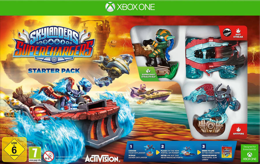 Skylanders: SuperChargers - Starter Pack (Xbox One)(New) - Activision 1200G