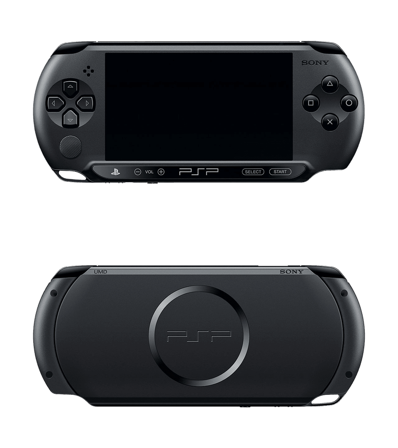 Sony PlayStation Portable Console - Charcoal Black (E1000 Series / Street)(OEM Packaging)(PSP)(New)