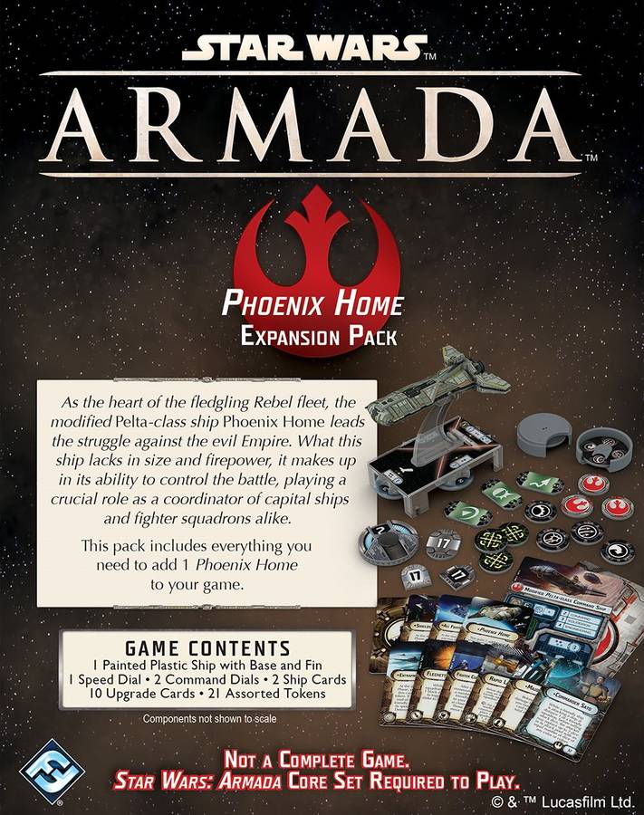 Star Wars: Armada - Phoenix Home Expansion Pack (New) - Fantasy Flight Games 900G