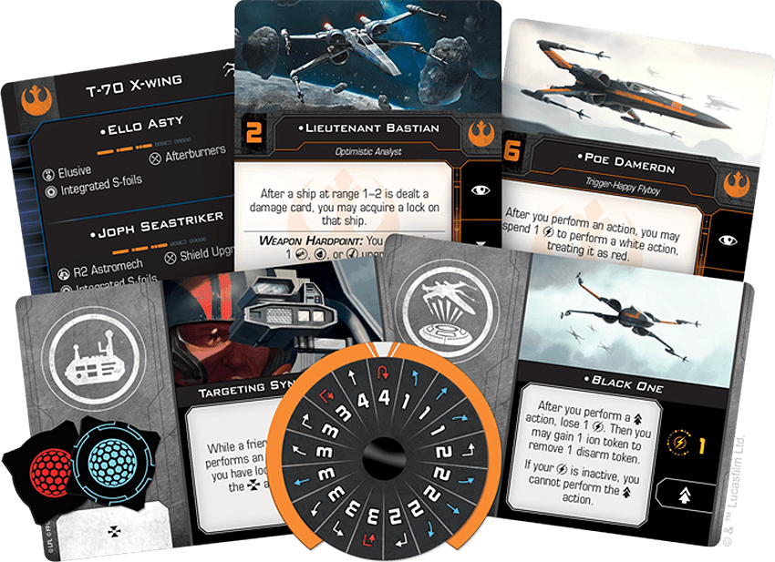 Star Wars: X-Wing - T-70 X-Wing Expansion Pack (2nd Edition)(New) - Fantasy Flight Games 350G