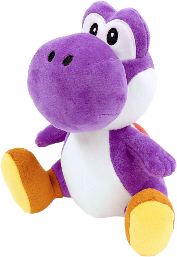 Super Mario: 8'' Yoshi Plush - Purple (New) - Little Buddy 250G