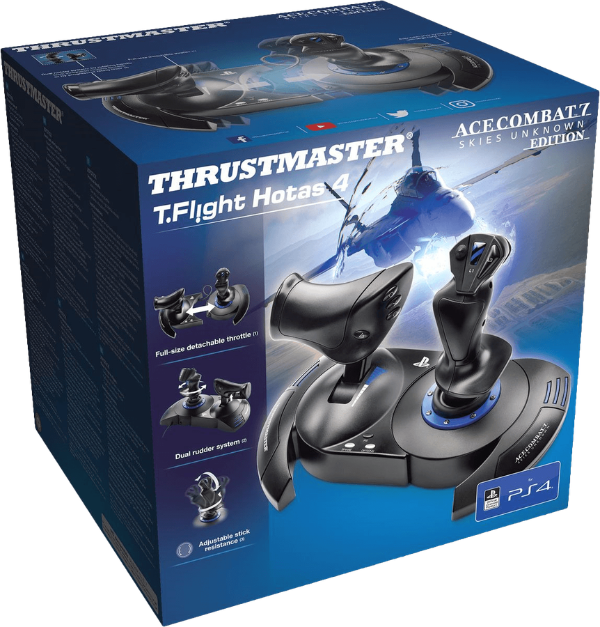 T.Flight Hotas 4 - Ace Combat 7: Skies Unknown Edition (PC / PS4)(New) - Thrustmaster 3000G