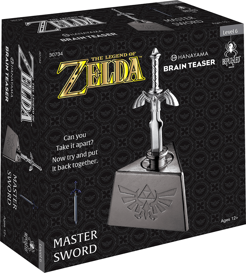 Legend of Zelda, The - Master Sword Hanayama Brain Teaser - Level 6 (New) - BePuzzled 500G