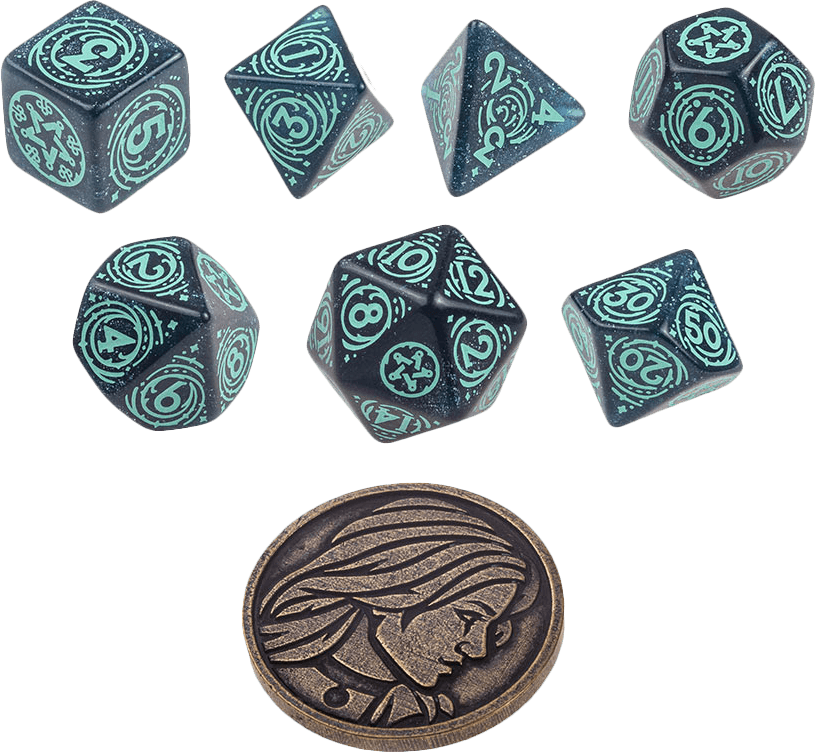 Witcher Dice Set, The: Yennefer - Sorceress Supreme (New) - Q Workshop 200G