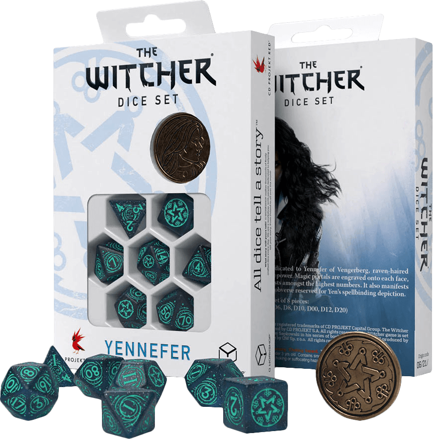 Witcher Dice Set, The: Yennefer - Sorceress Supreme (New) - Q Workshop 200G