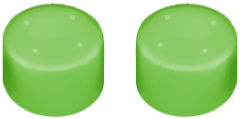Controller Thumb Grips - Silicone Enhanced Precision - Green (PS1 / PS2 / PS3 / PS4 / Xbox 360 /