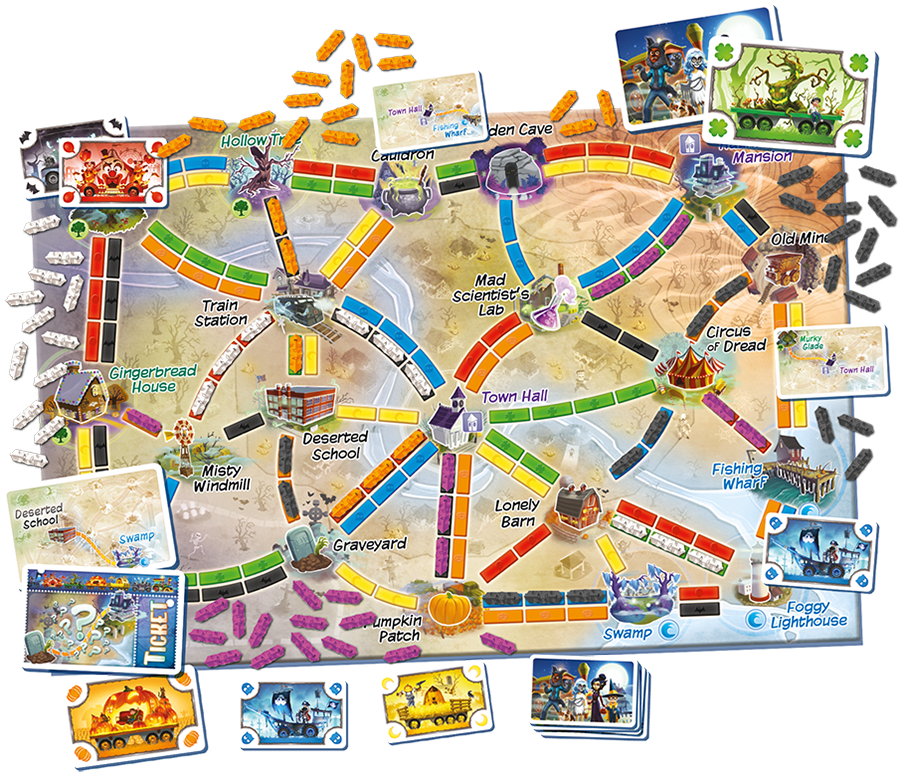 Ticket to Ride: Ghost Train (New) - Days of Wonder 1400G