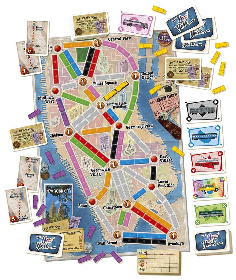 Ticket to Ride: New York (New) - Days of Wonder 500G