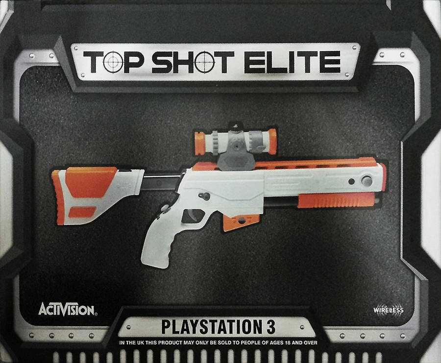 PlayStation 3 Top Shot Elite Gun (PS3)(New) - Activision 1350G