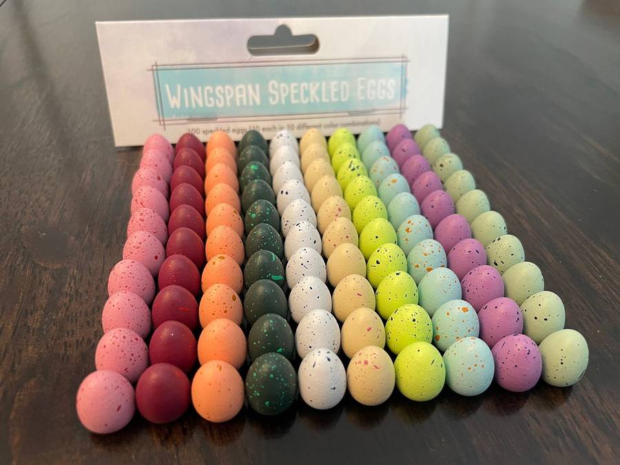 Wingspan - 100 Speckled Eggs (New) - Stonemaier Games 300G