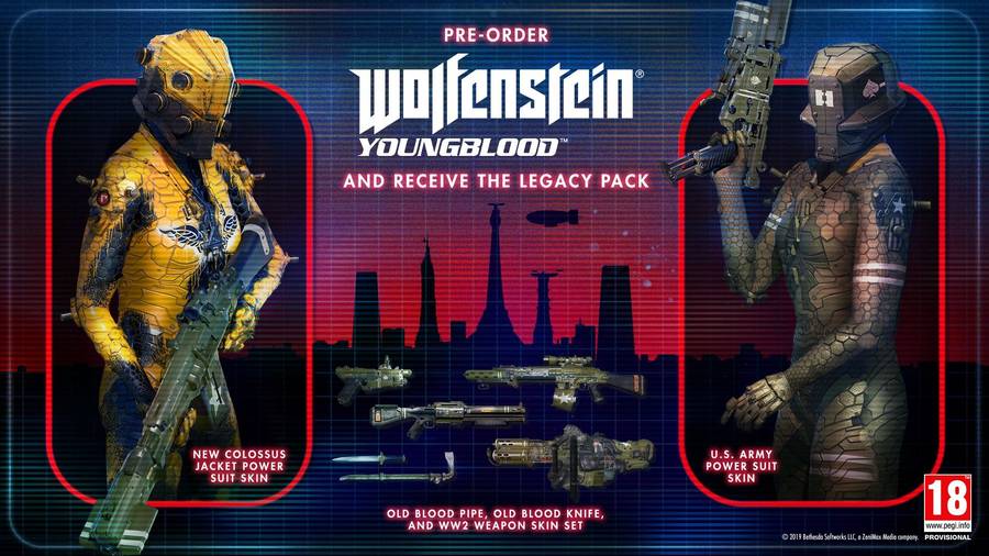 Wolfenstein: YoungBlood - Deluxe Edition (NS / Switch)(New) - Bethesda Softworks 100G