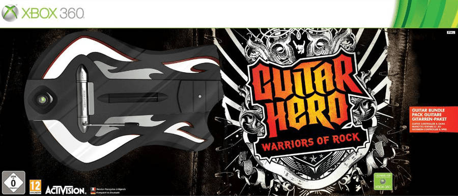 Xbox 360 Guitar Hero: Warriors of Rock - Standalone Guitar (Xbox 360)(Pwned) - Activision 1200G