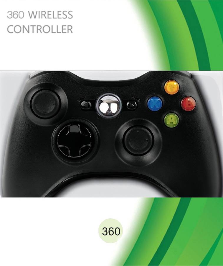 Wireless Controller - Generic Black (Xbox 360)(New) - Various 220G