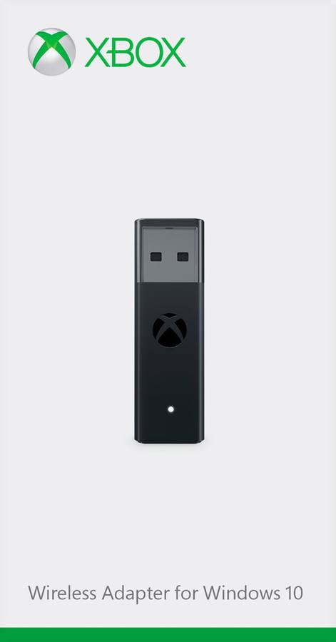 Xbox One Controller Wireless Adapter v2 for Windows (PC)(New) - Microsoft Game Studios 250G