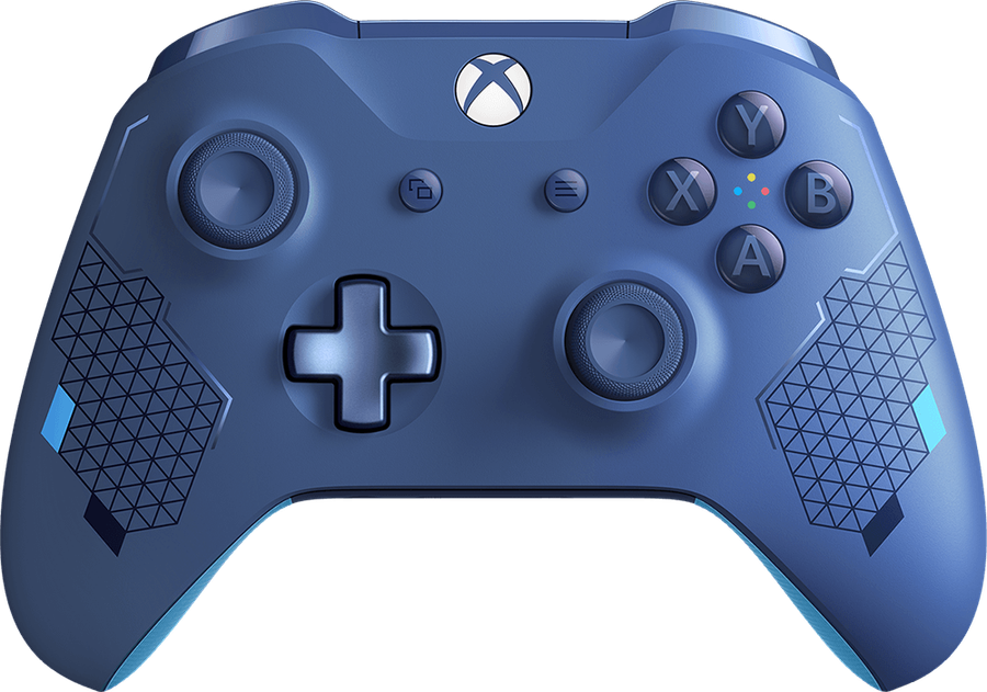Wireless Controller v2 - Sport Blue Special Edition (Xbox One)(New) - Microsoft Game Studios 1000G