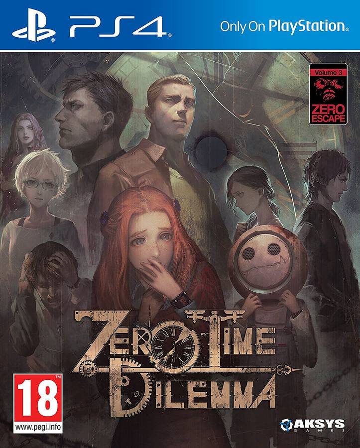 Zero Escape: Zero Time Dilemma (PS4)(New) - Aksys Games 90G