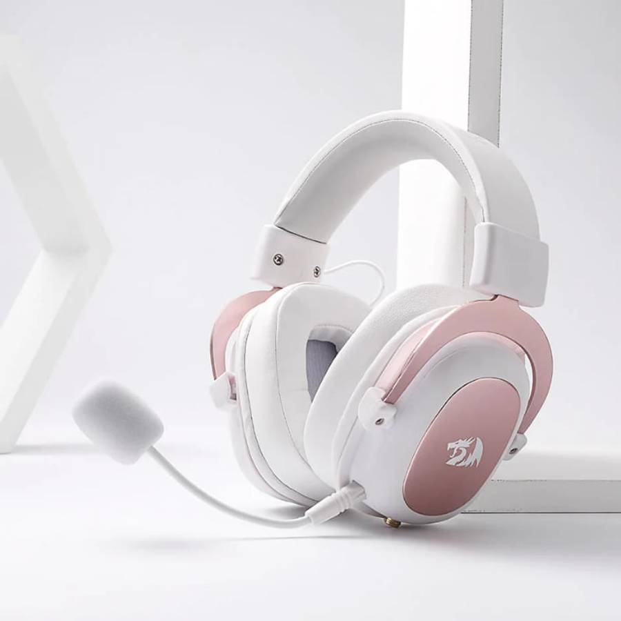 REDRAGON Over-Ear ZEUS 2 USB Gaming Headset - White