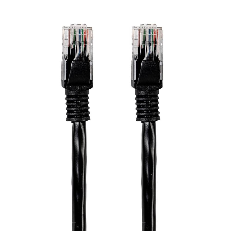 Gizzu Cat6 UTP Fly Lead Ethernet Network Cable 20m &#x2013; Black