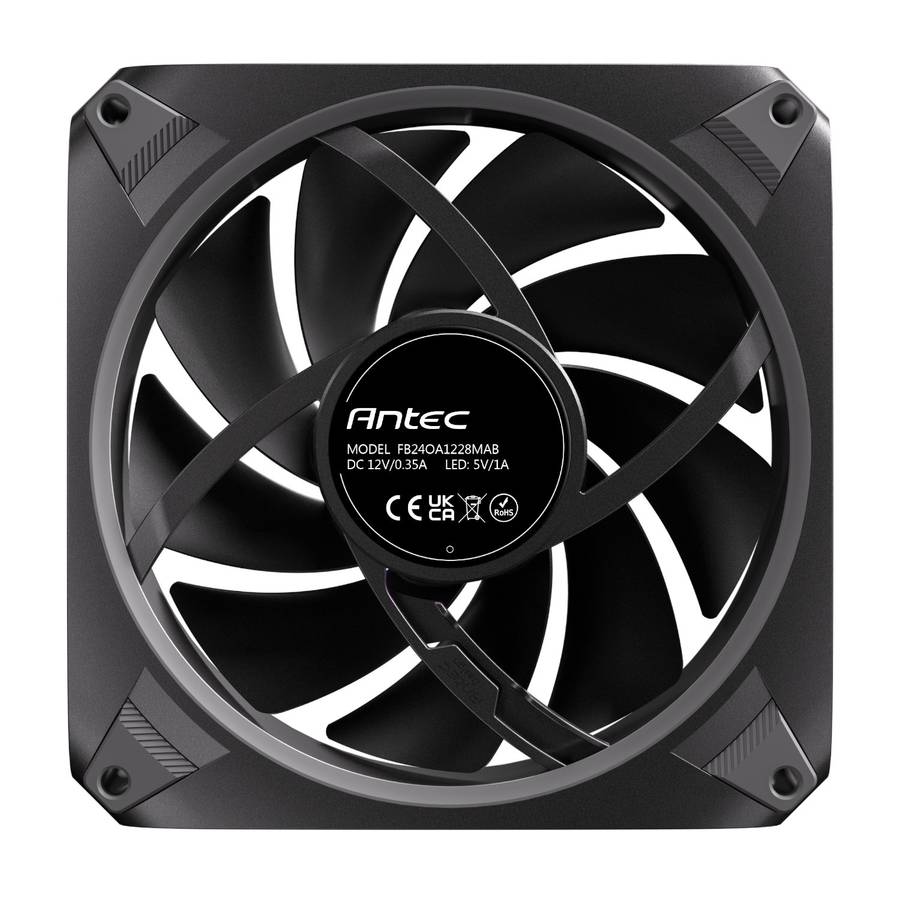 Antec ORBIT PWM 120mm ARGB Fan 3 Pack - Black