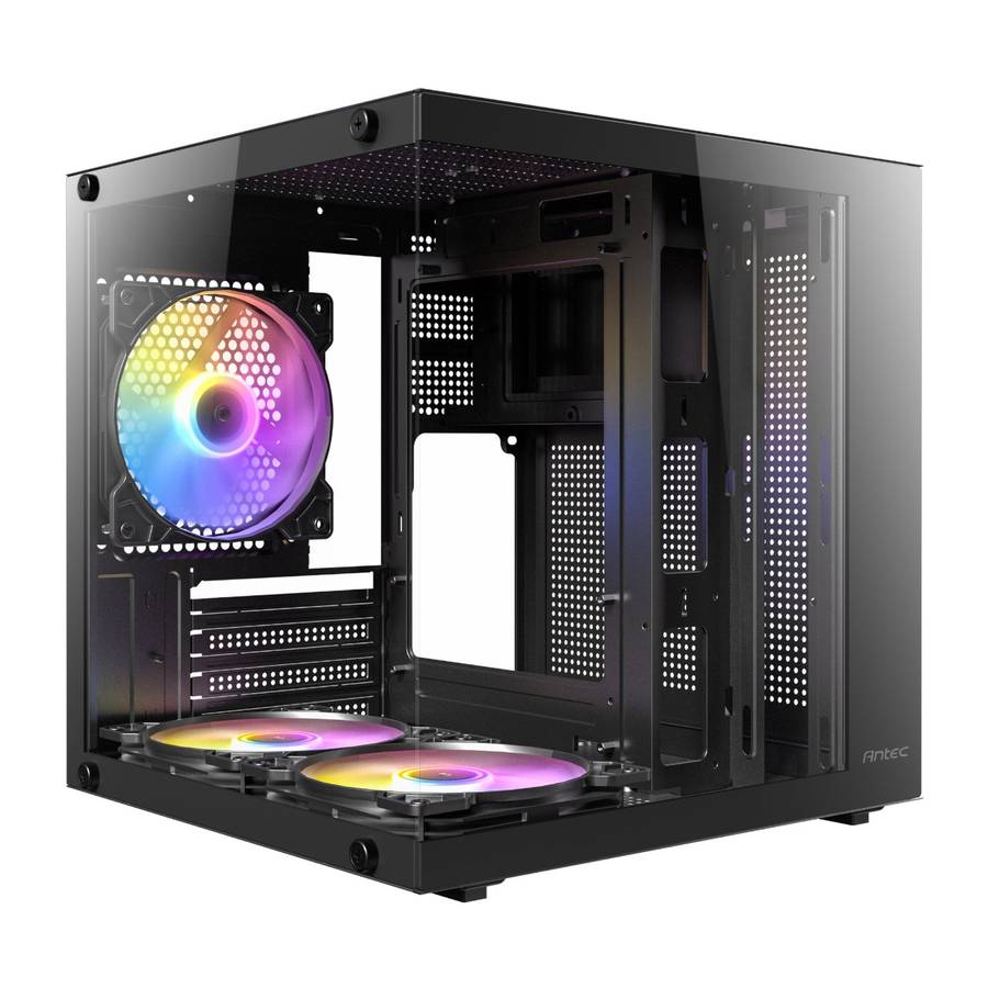Antec VCX10M RGB Micro-ATX | ITX ARGB Mini -Tower Gaming Chassis - Black