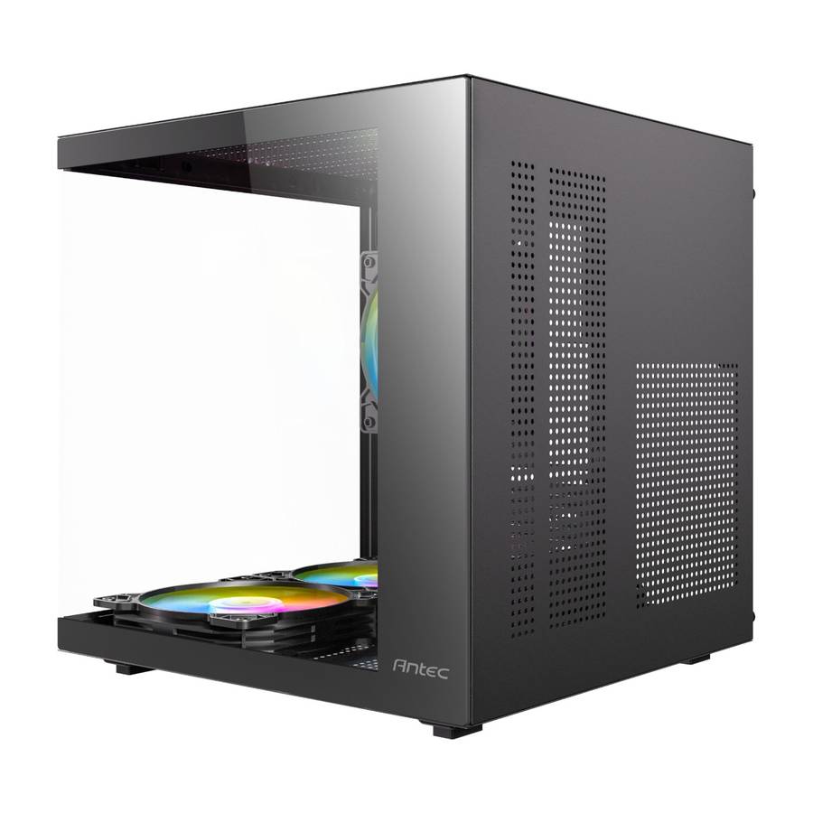 Antec VCX10M RGB Micro-ATX | ITX ARGB Mini -Tower Gaming Chassis - Black