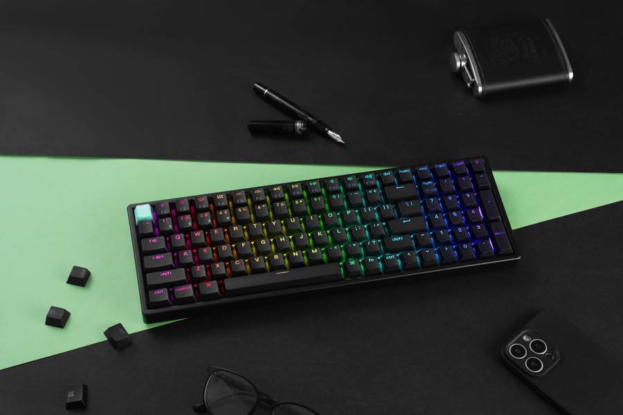 Keychron K4 HE 96% Magnetic Switch Hot-Swap RGB Wireless Keyboard &#x2013; Black