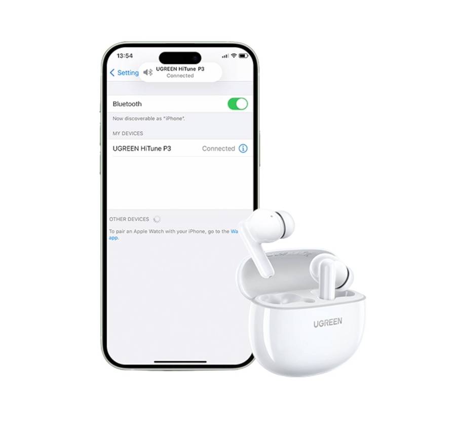 UGREEN HiTune P3 In-Ear Wireless Earbuds–White