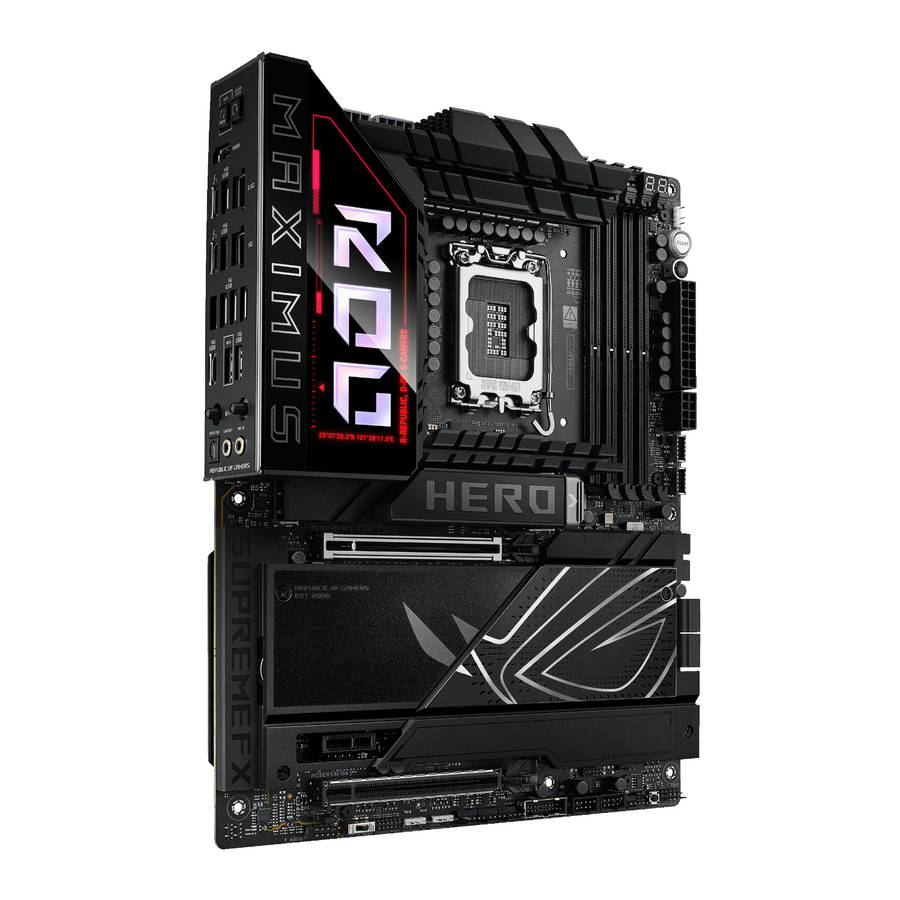 Asus ROG Maximus Z890 Hero Intel LGA1851 ATX Gaming Motherboard