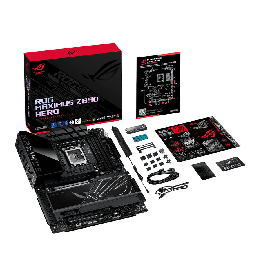 Asus ROG Maximus Z890 Hero Intel LGA1851 ATX Gaming Motherboard