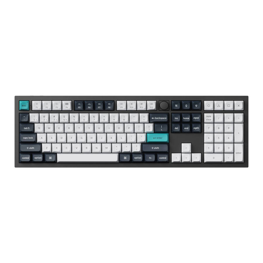 Keychron Q6 Max 100% Full Assembled Knob Red Switch Hot-Swap Gateron Jupiter RGB Wireless Keyboar...