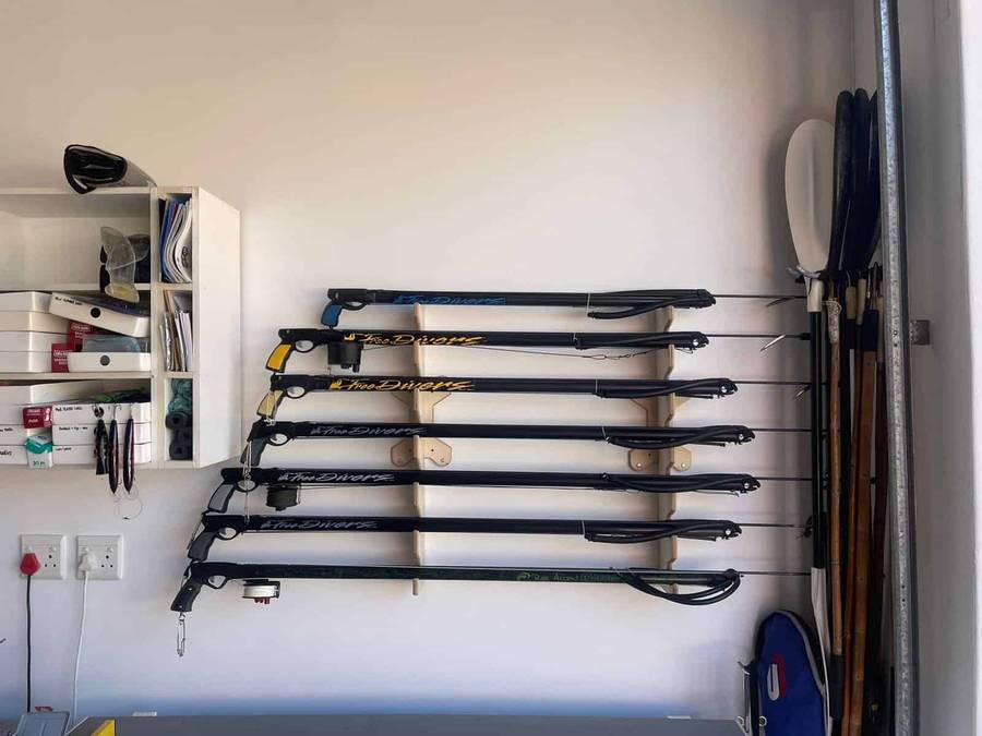 Fishing Rod Rack - Horizontal, Holds 6 Rods - LIGHTEE