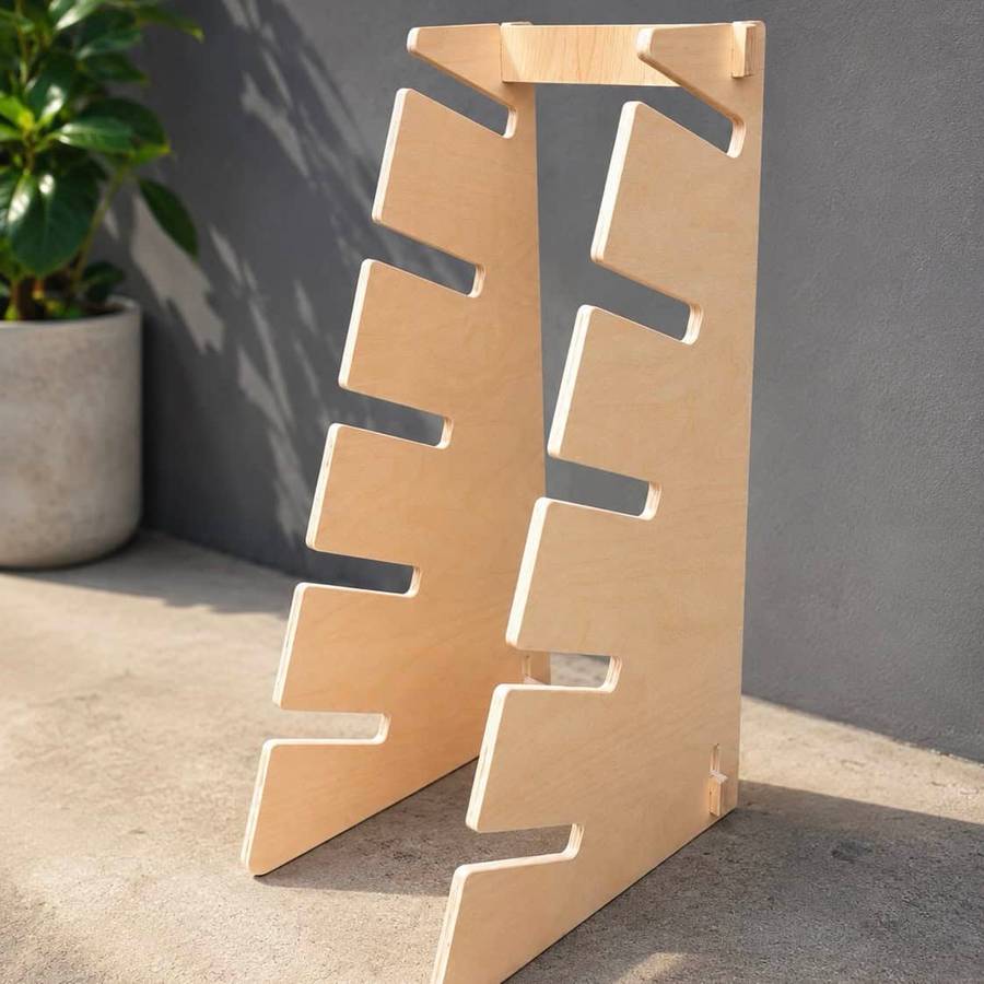 Skateboard Rack - Freestanding, Birch Ply - HARRIE FS