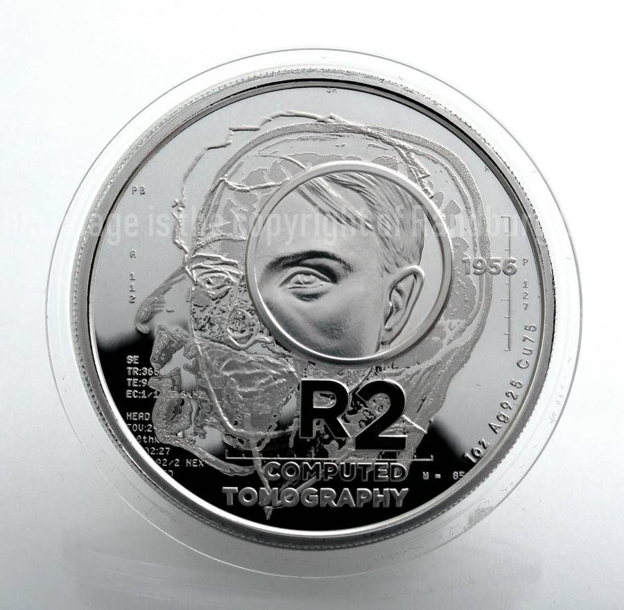 2018 Silver R2 Proof Inventions Computed Tomography