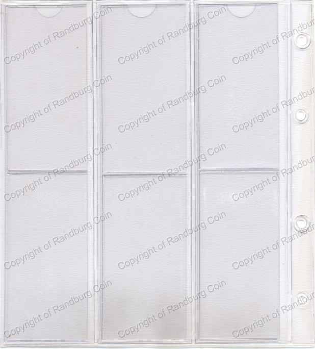 *#* Universal Coin Album 6 Pocket Page A5 - Suitable for War Medals *#*