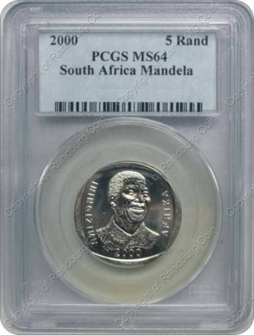 *#* 2000 UNC R5 Mandela PCGS graded MS 64 - Delayed courier *#*