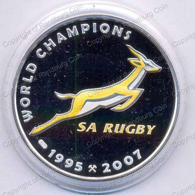 *#* 2011 Norway Silver 2 oz Mandela Rugby Medallion *#*