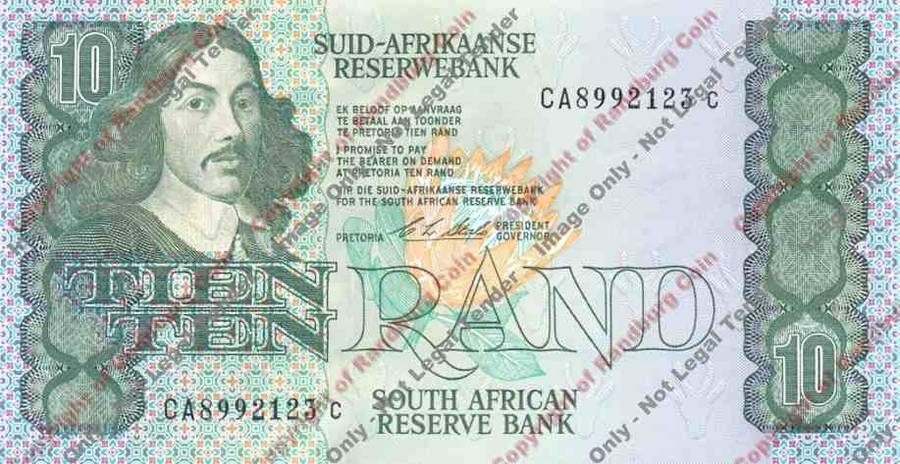 *#* CL Stals 1st Issue - Ten Rand Note - AU *#*