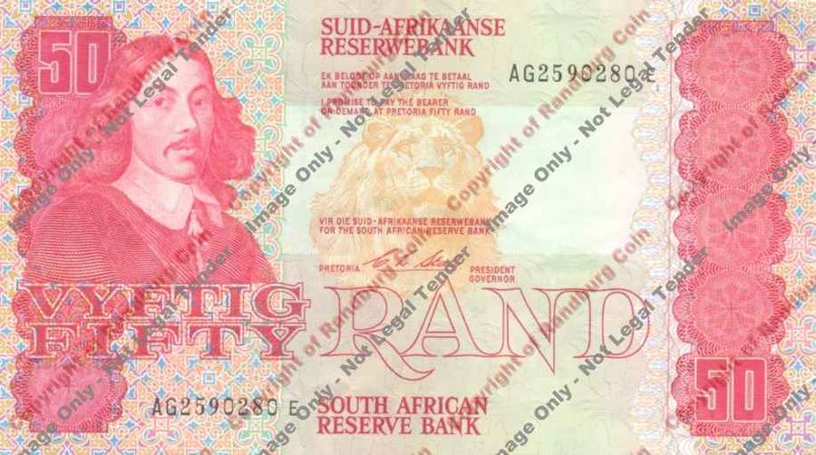*#* CL Stals 1st Issue - Fifty Rand Note - EF *#*