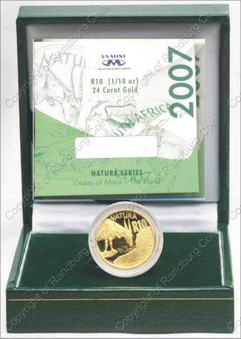 2005_Gold_Hippo_coin_Tenth_oz_open_box_rev