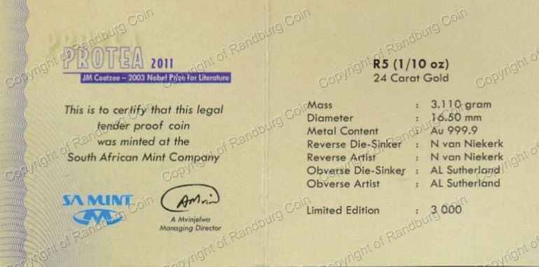 2011_R5_1tenth_oz_JM_Coetzee_Protea_Cert_rev.jpg