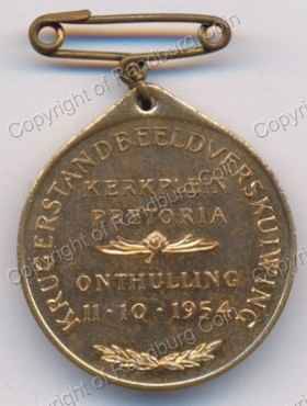 1954_Bronze_Kruger_Statue_onthulling_Medal_rev.jpg