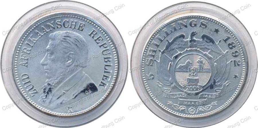 *#* ZAR 2006 Tin Replica 1892 Double Shaft CROWN - coin struck *#*